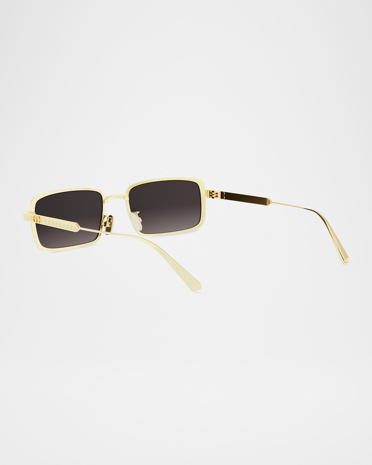 DiorCannage Metal Rectangle Sunglasses - 2