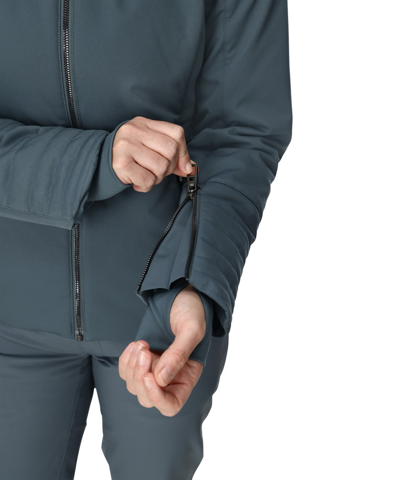 SPYDER Womens Schatzi Jacket- Slate Blue outlook