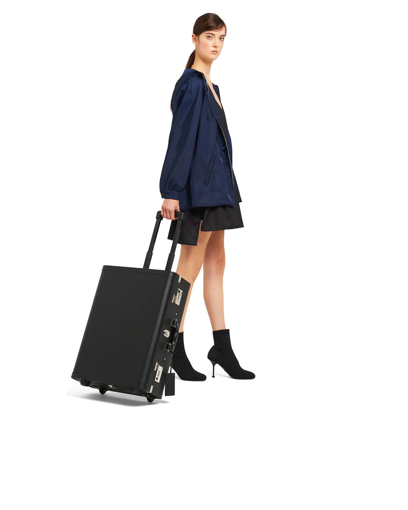 Prada Saffiano Leather Trolley outlook