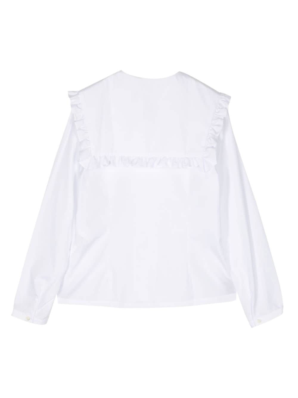 ruffled cotton shirt - 2