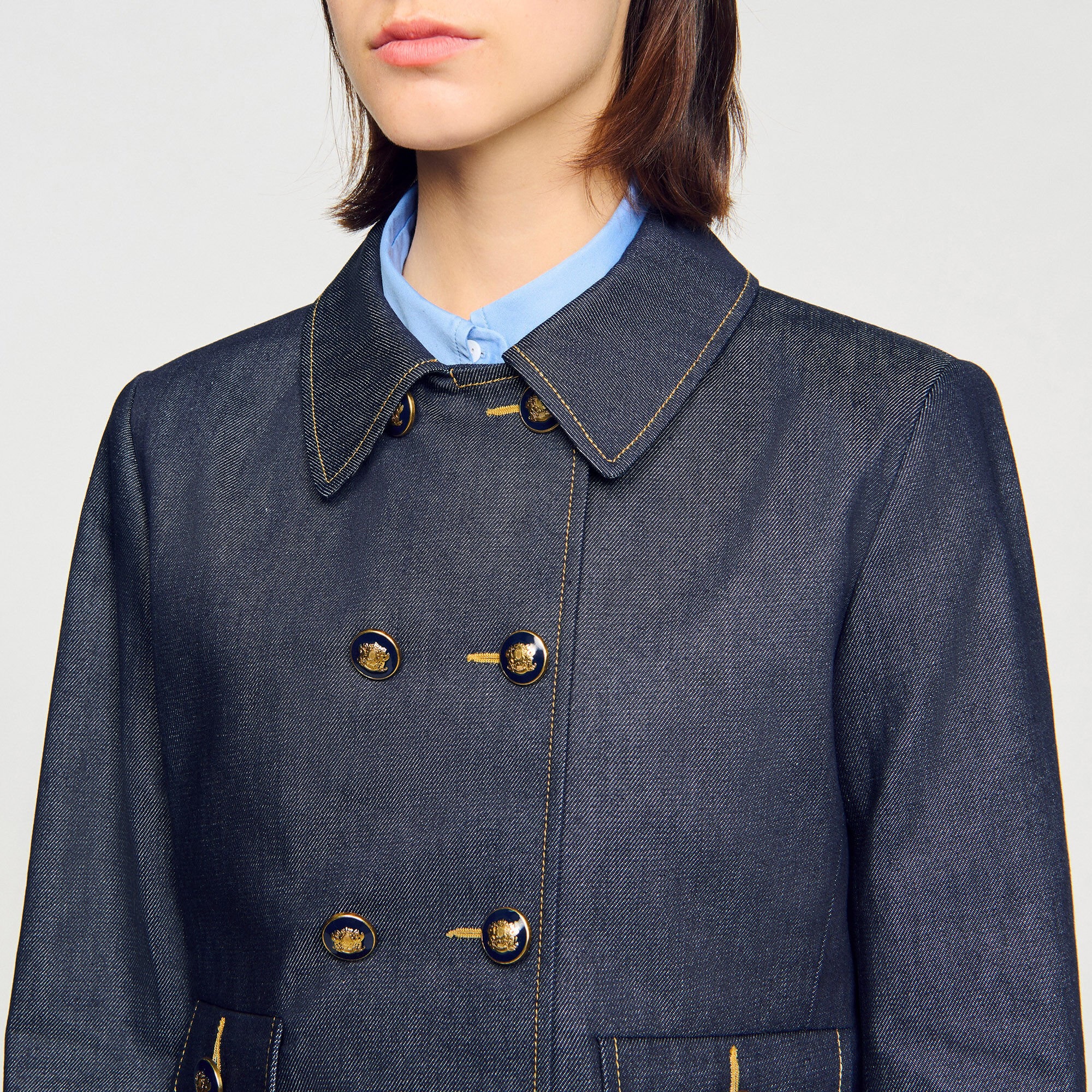 DENIM TAILORED JACKET - 3
