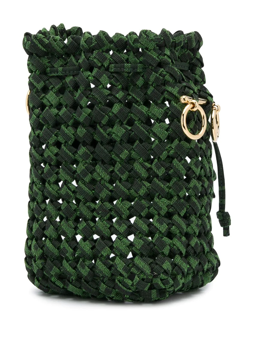 mini Mon Tresor woven bag - 3