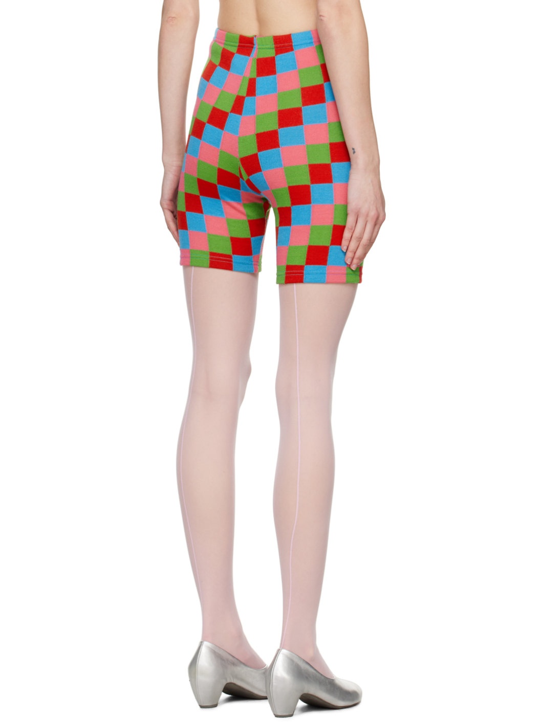 Multicolor Intarsia Shorts - 3