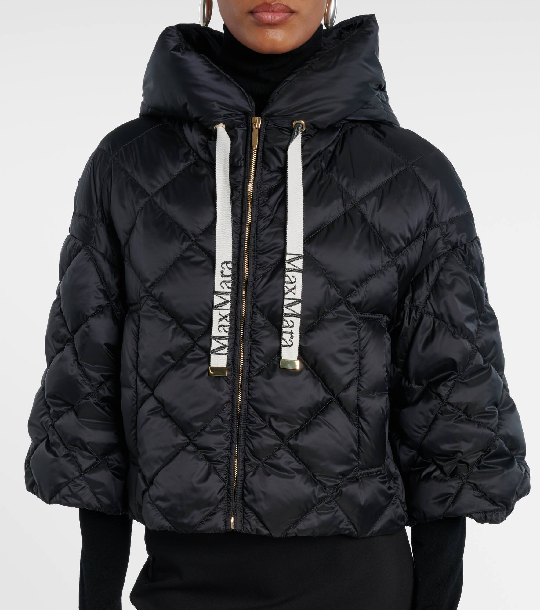 Sisoft quilted cropped down jacket - 6