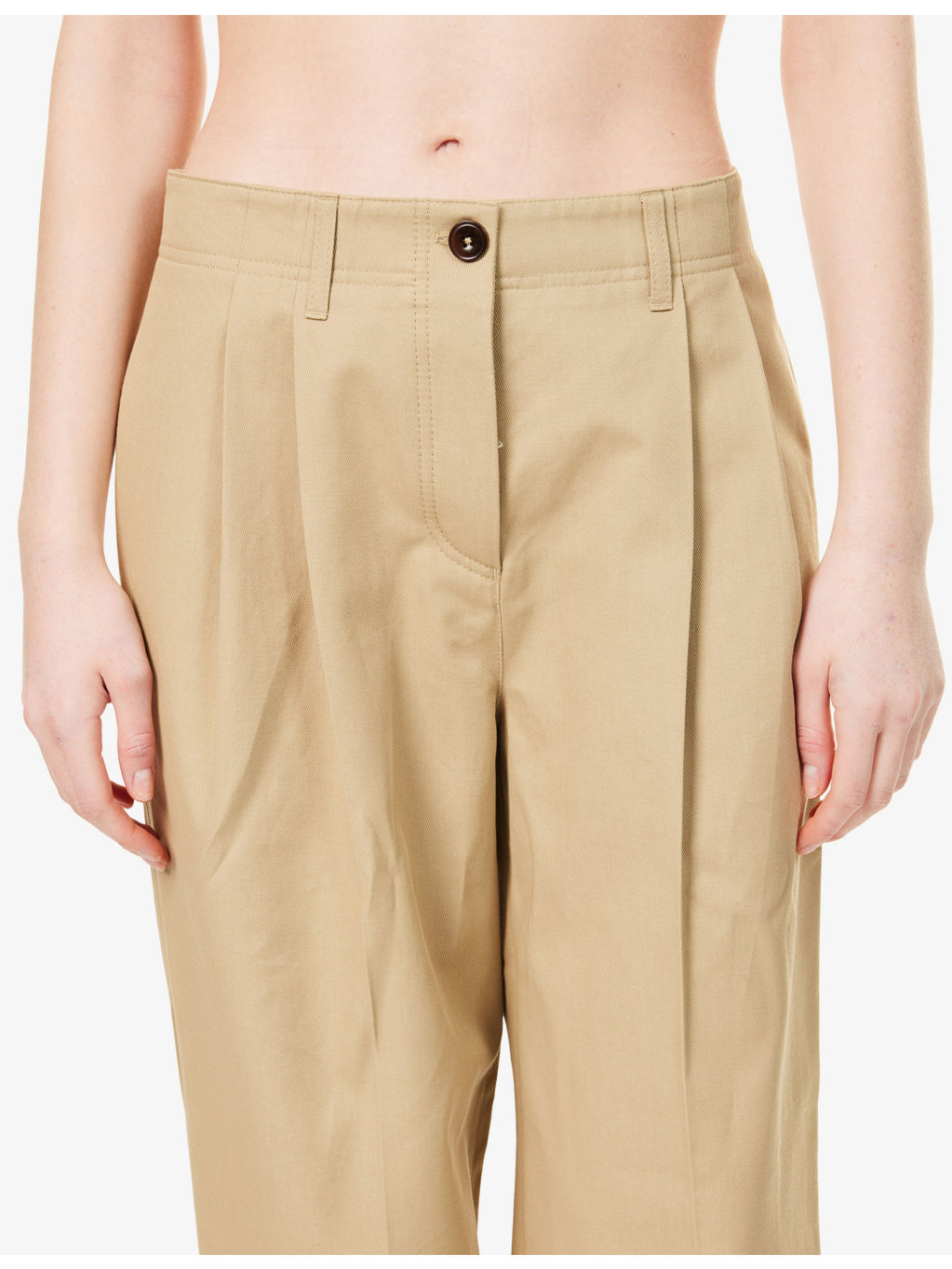 Relaxed-Fit Straight-Leg Cotton Chino Trousers - 5