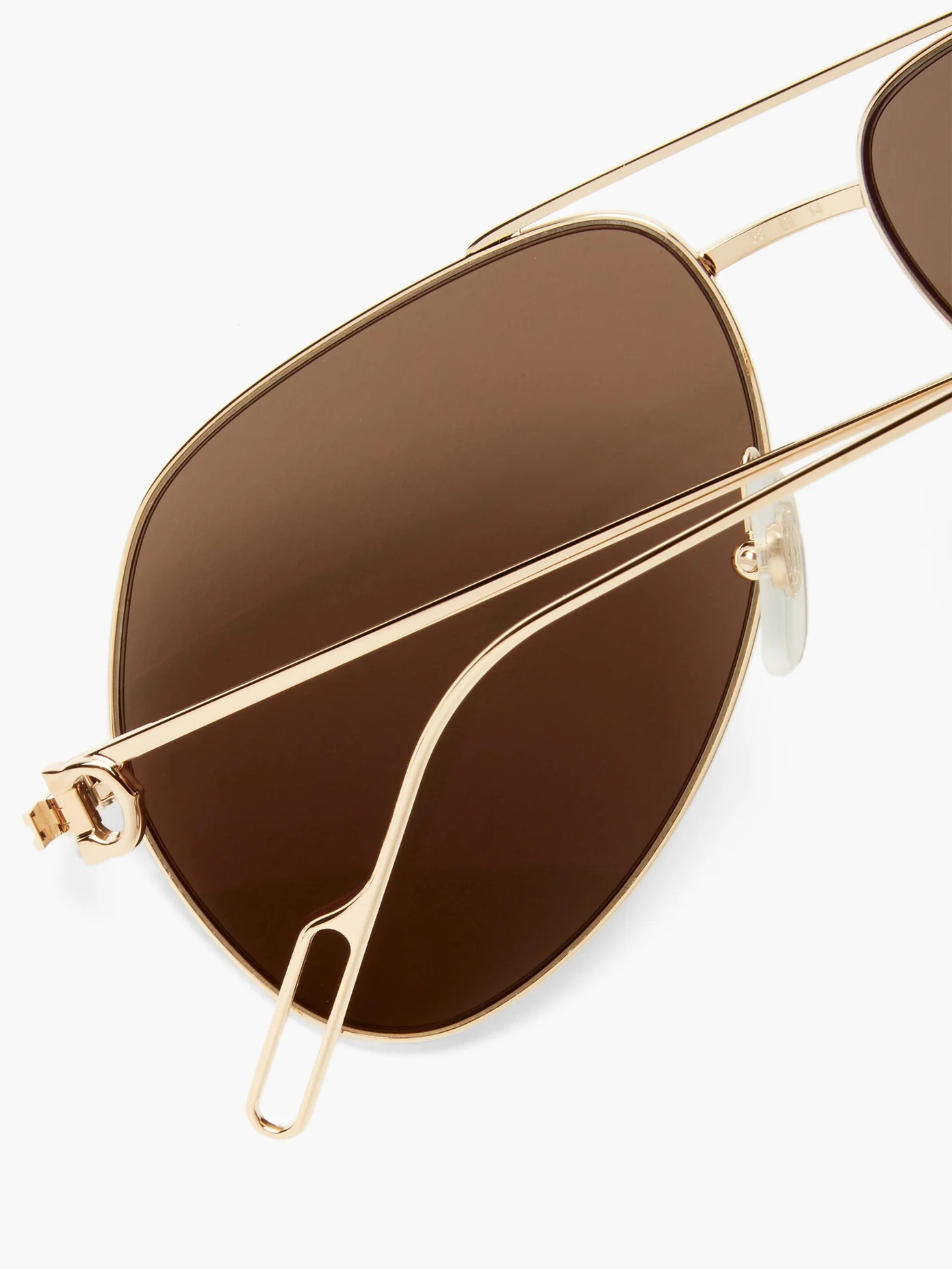 Première de Cartier aviator metal sunglasses - 2