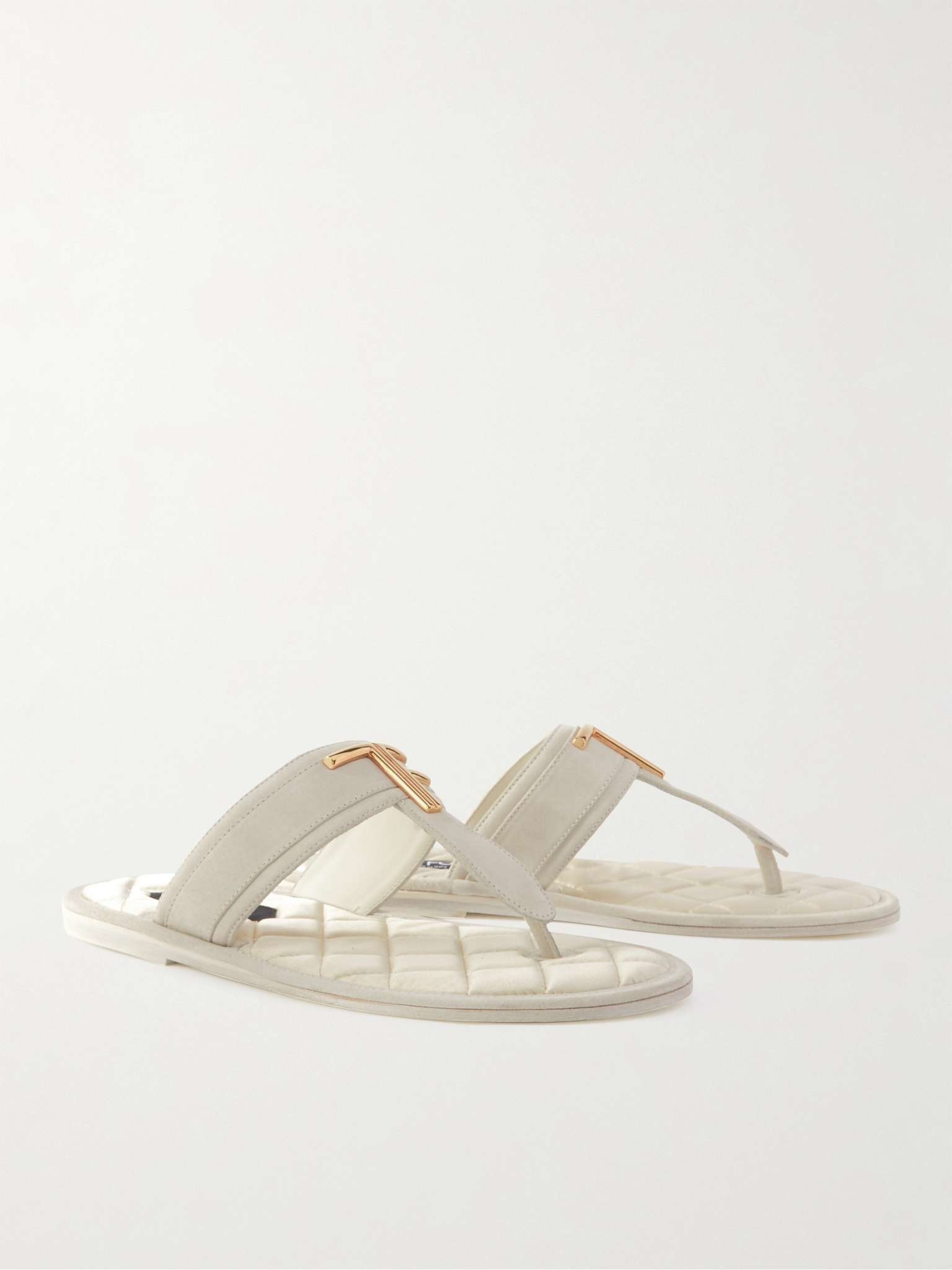 Brighton Embellished Leather Sandals - 3