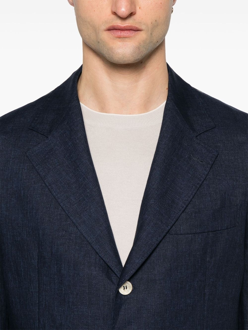 linen blazer - 5