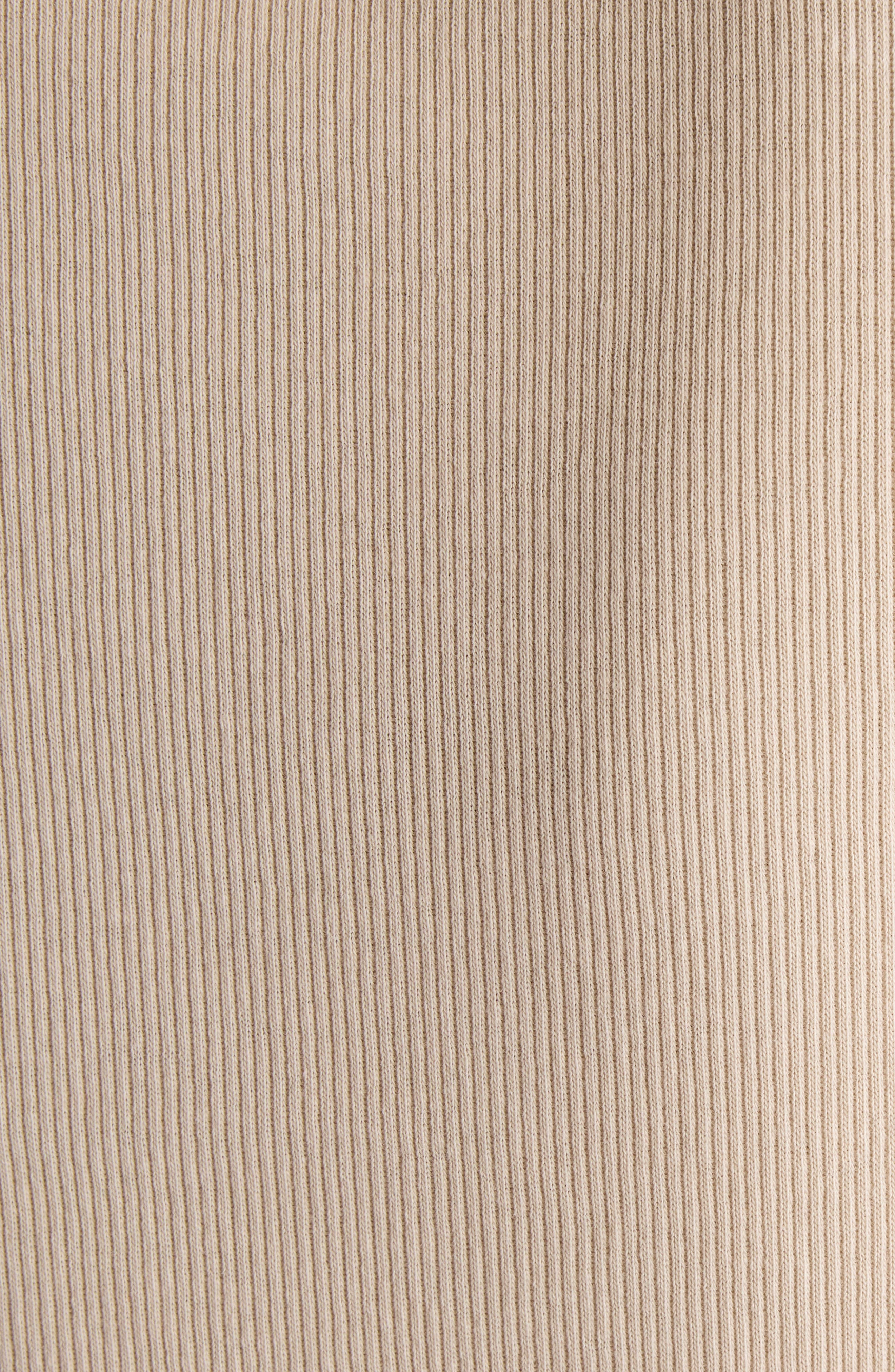 Acne Studios Elga Fairy Tale Layered Rib Top in Oatmeal Beige at Nordstrom - 6