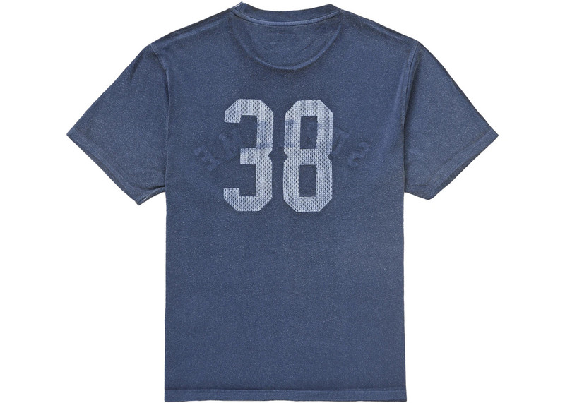 Supreme Supreme Overprint S/S Top Navy outlook