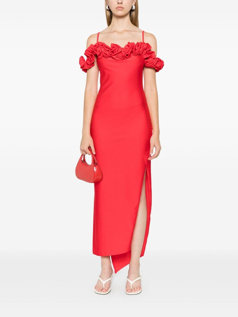 COPERNI ruffle-detail maxi dress outlook