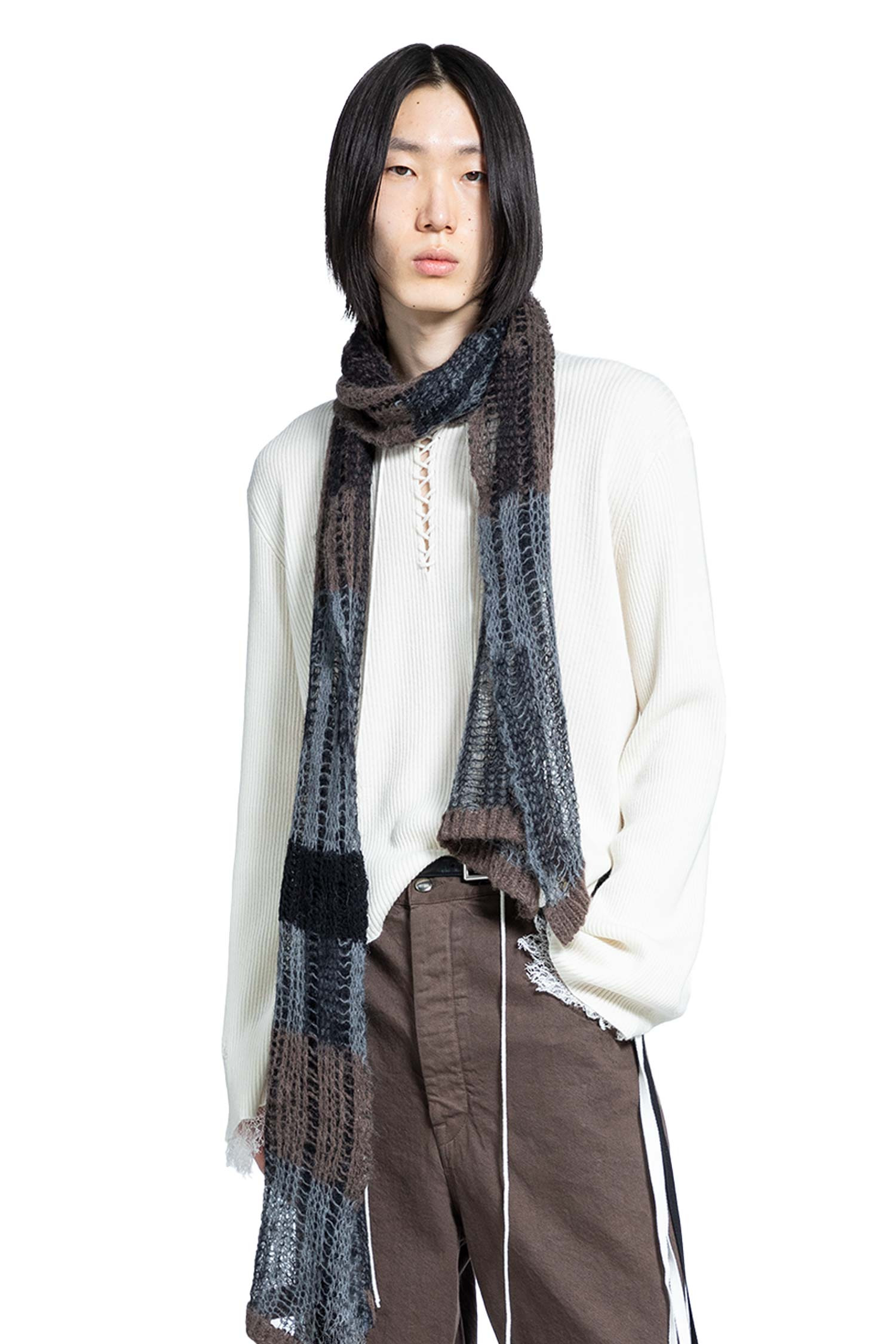 Deder Lace-up Serafino Sweater - 5