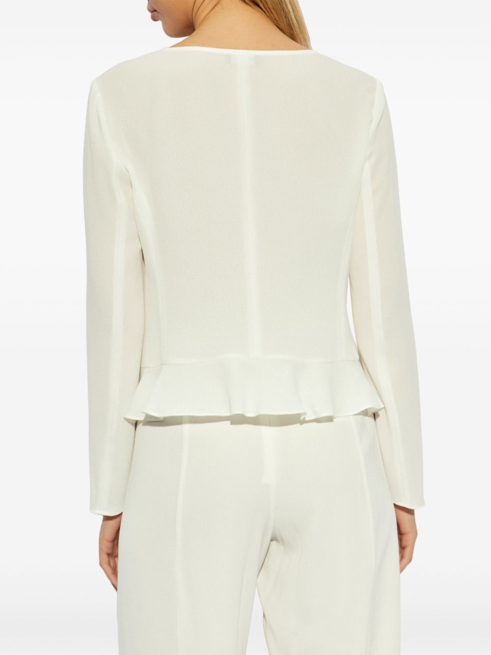 ruffle-detailing blouse - 4