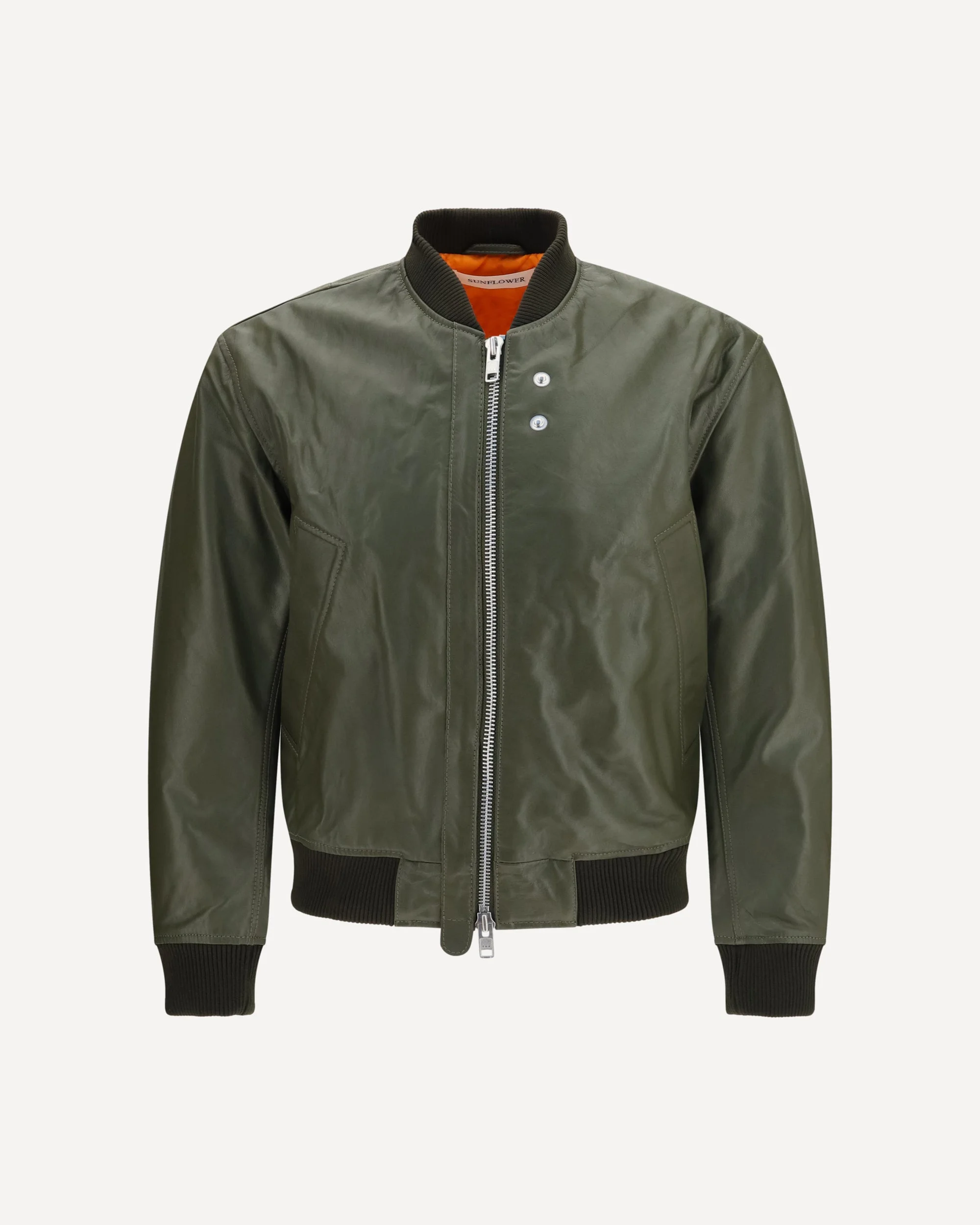 Leather Aviator Jacket - 1