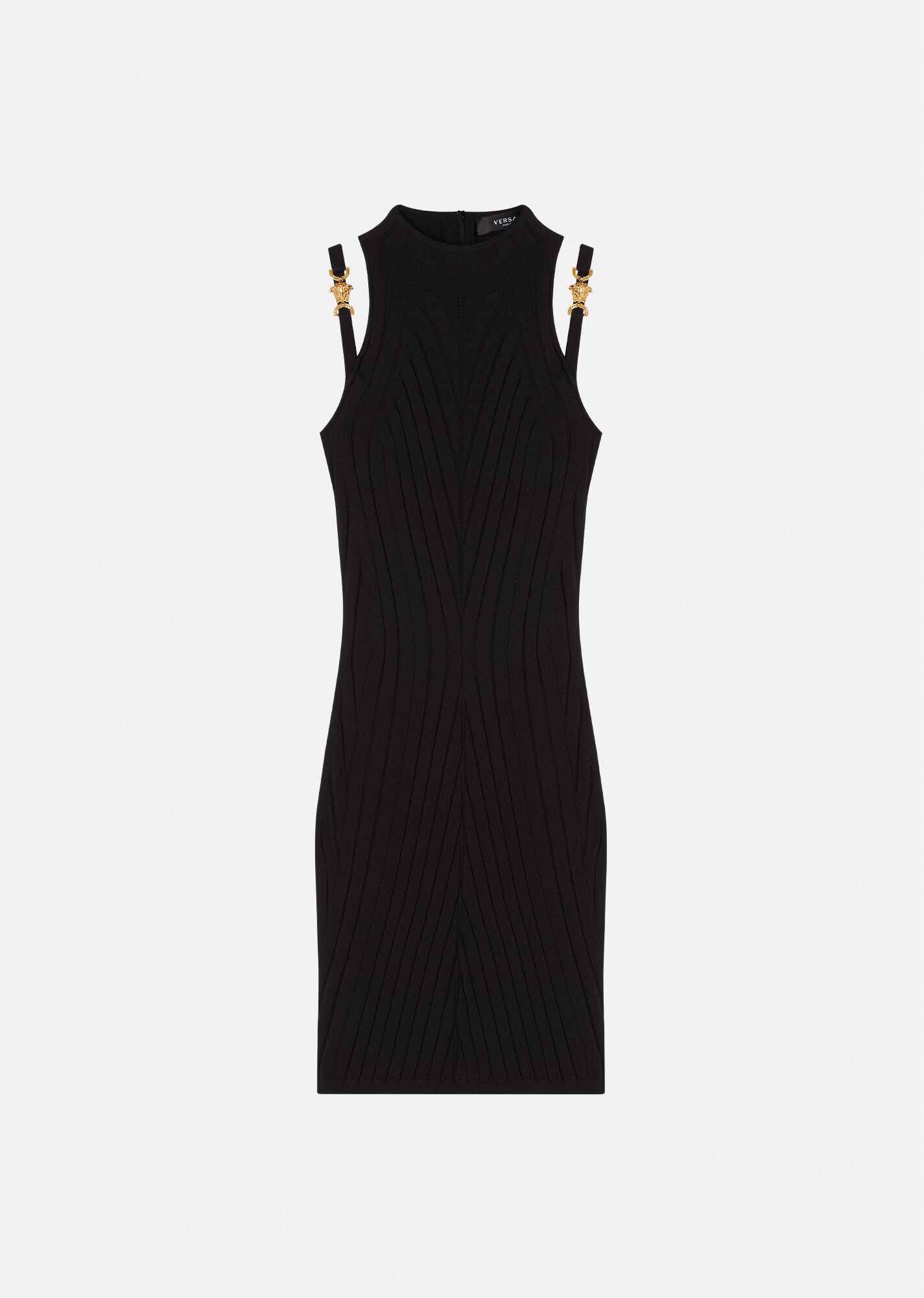 Medusa Ribbed Knit Dress - 1