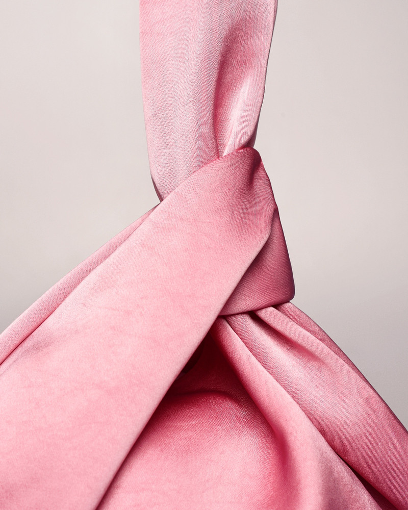 Nanushka JEN - Glossy satin clutch - Pink outlook
