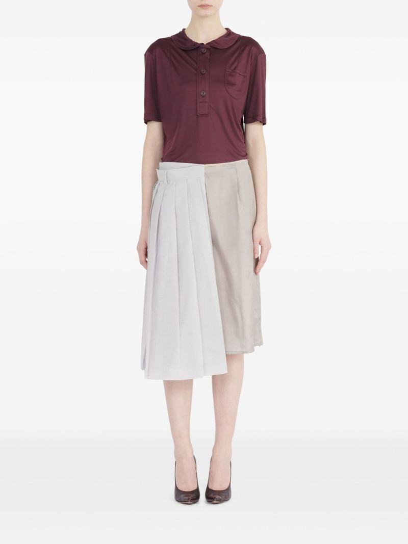 Maison Margiela pleated midi skirt outlook
