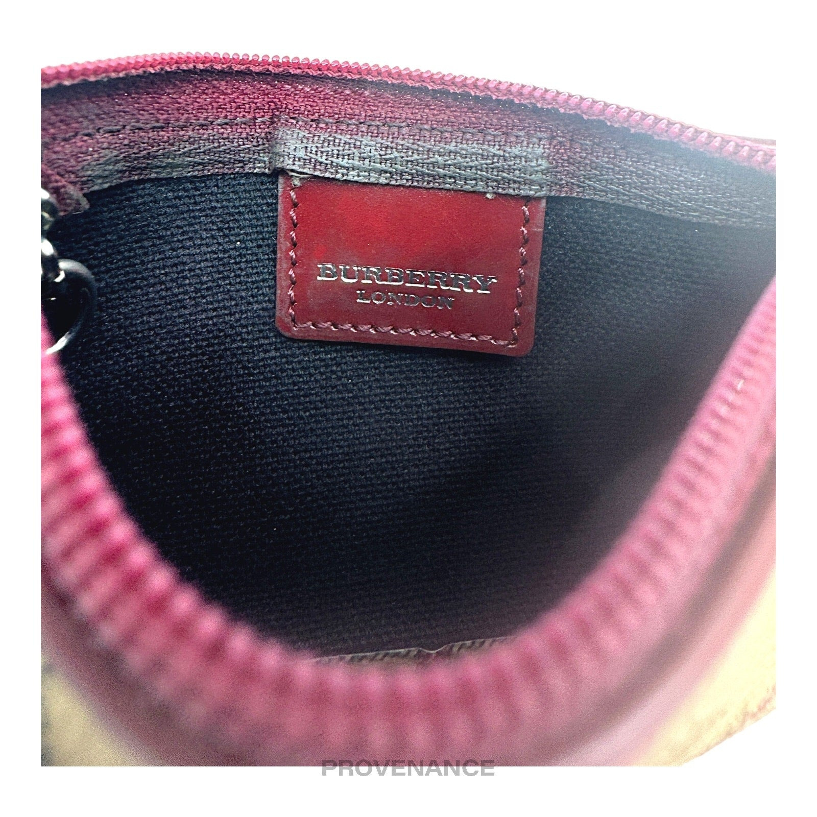 Burberry Key Pouch Cles - Haymarket Check Red - 4