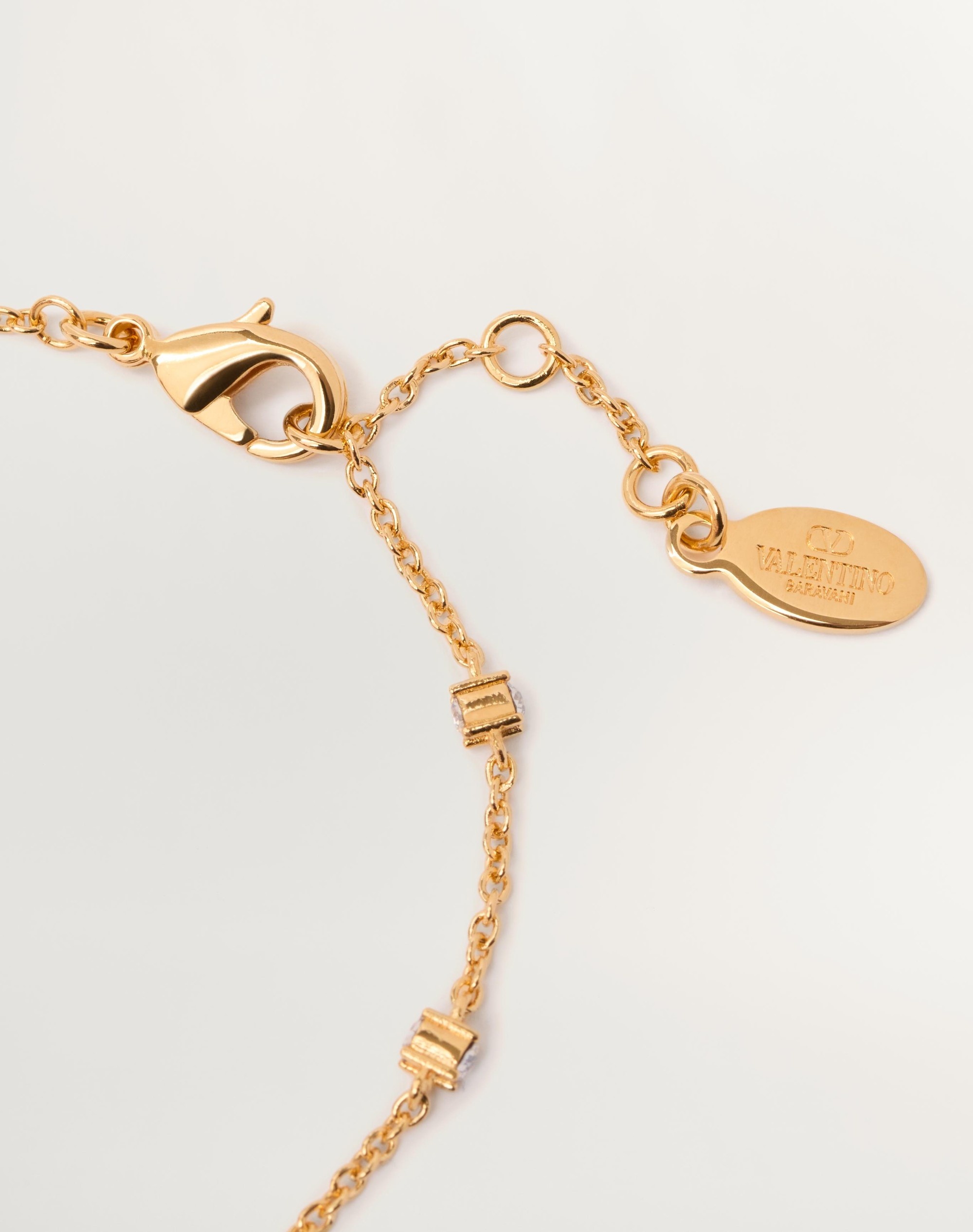 VLOGO SIGNATURE METAL AND SWAROVSKI® CRYSTAL BRACELET - 4