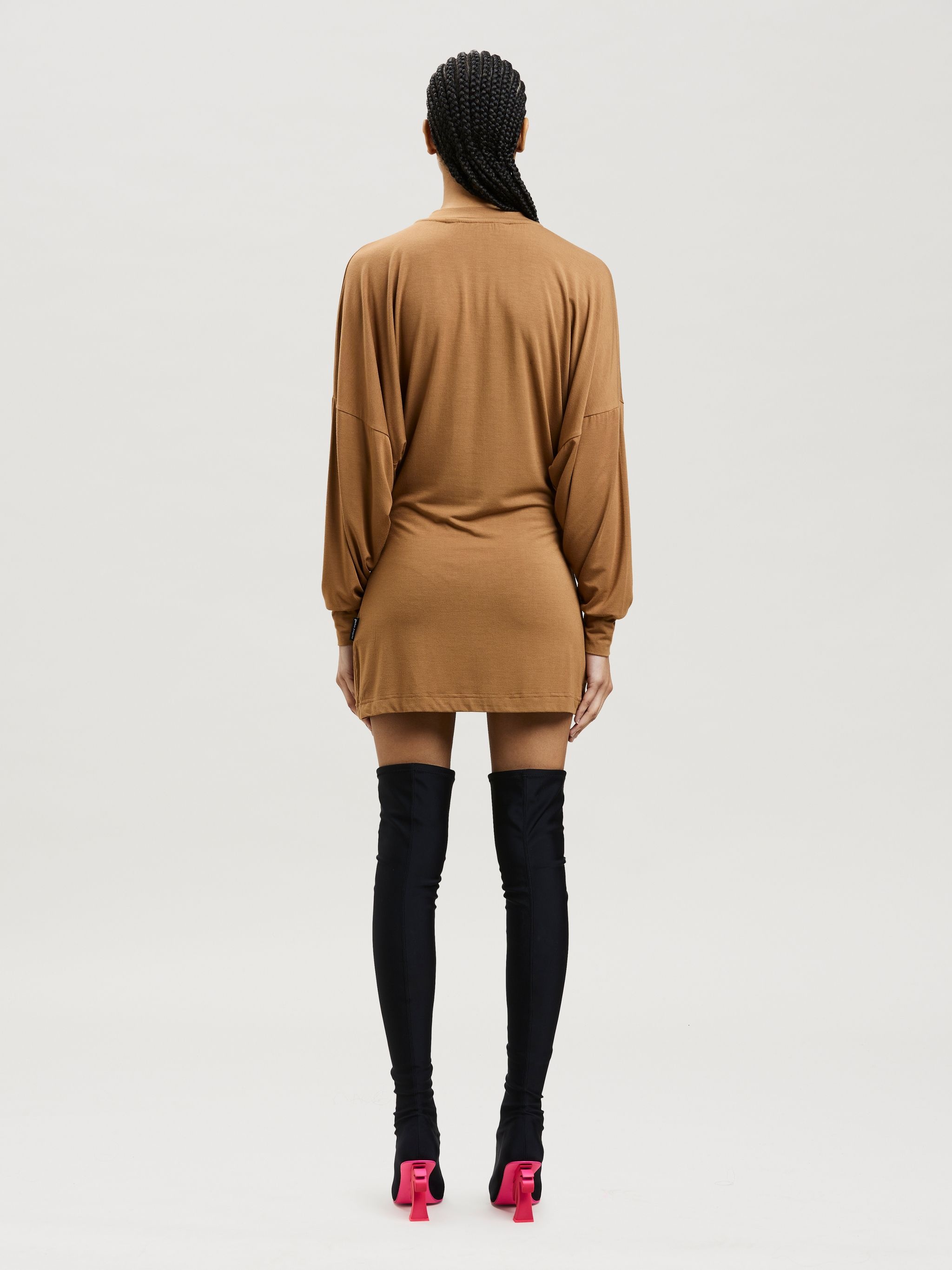 PALM ANGELS MINI T-DRESS - 5