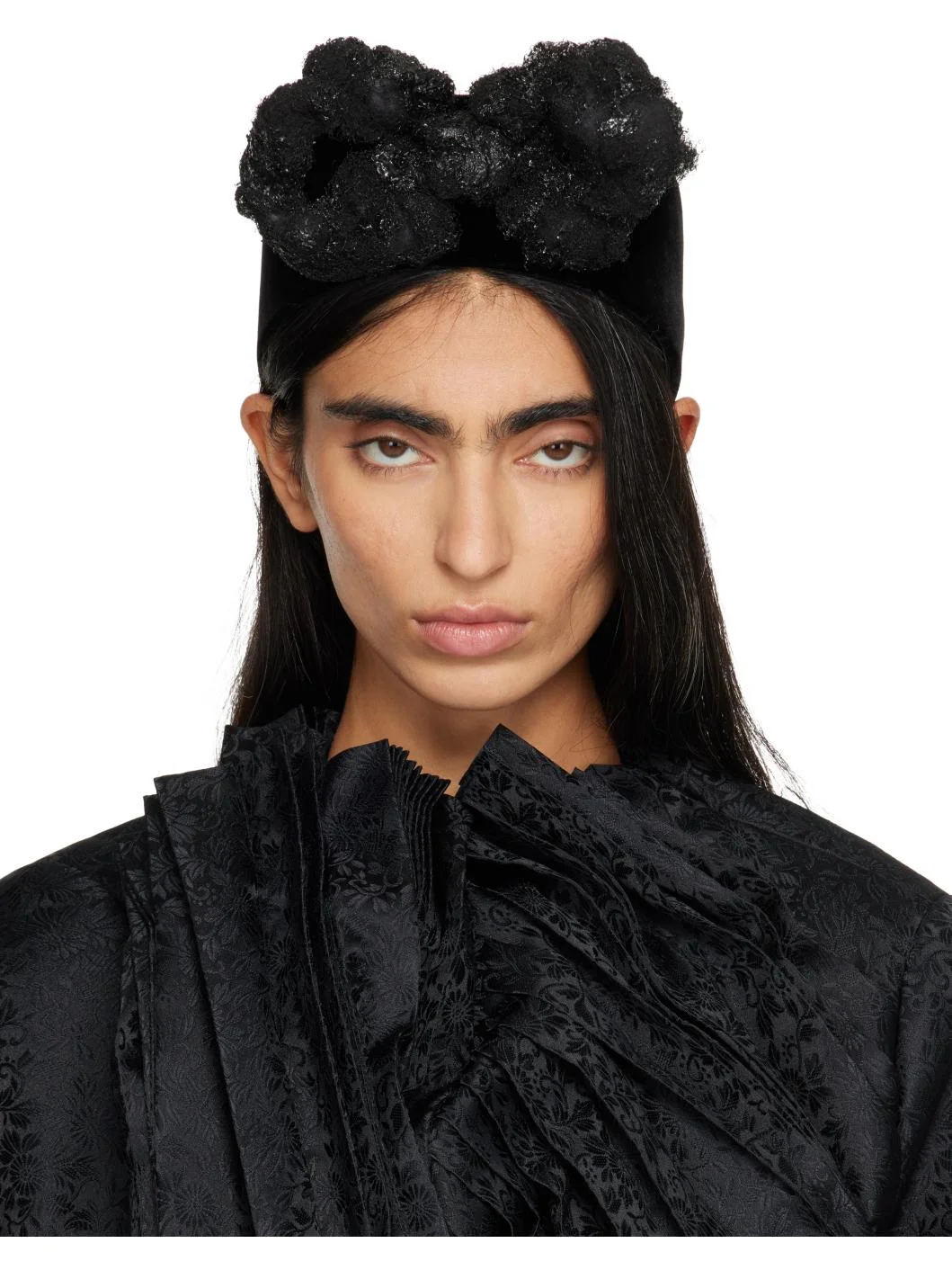 Black Hizume Edition Velour Headband - 1