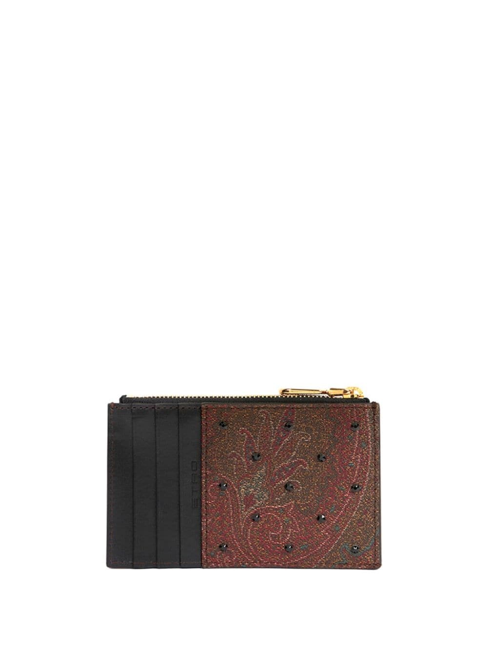 rhinestone paisley cardholder - 2