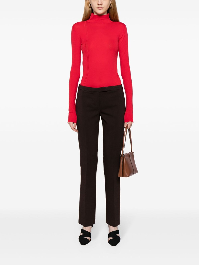 Theory low-rise slim-cut trousers outlook