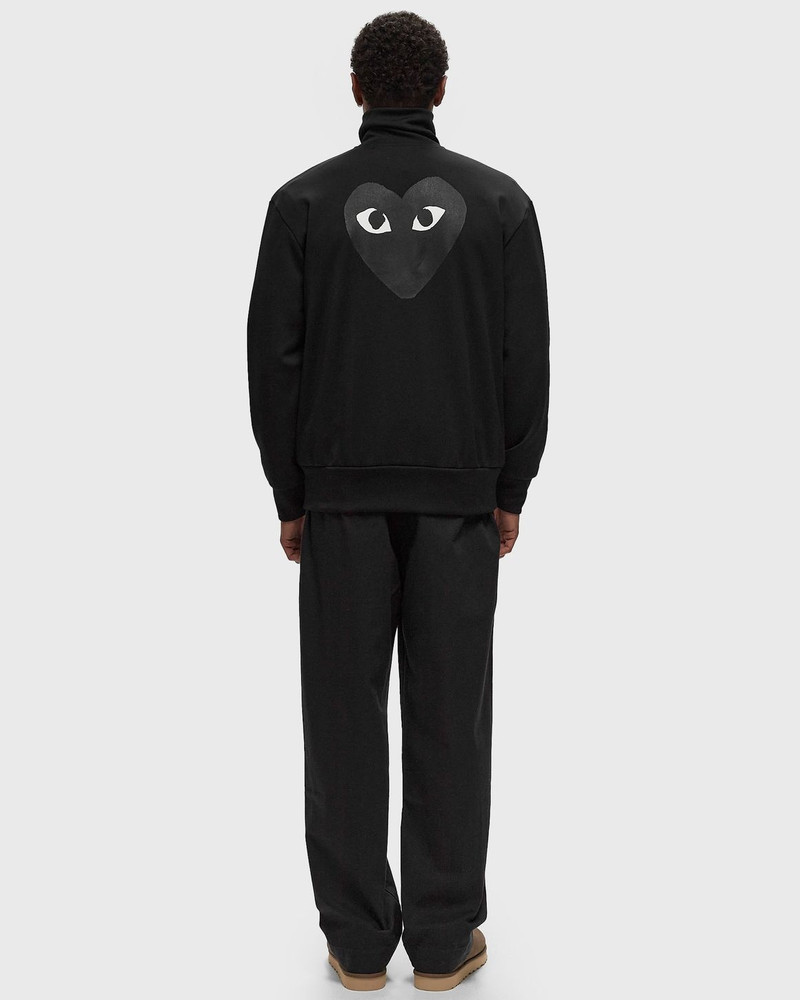Comme des Garçons PLAY SWEATSHIRT BLACK EMBLEM KNIT outlook