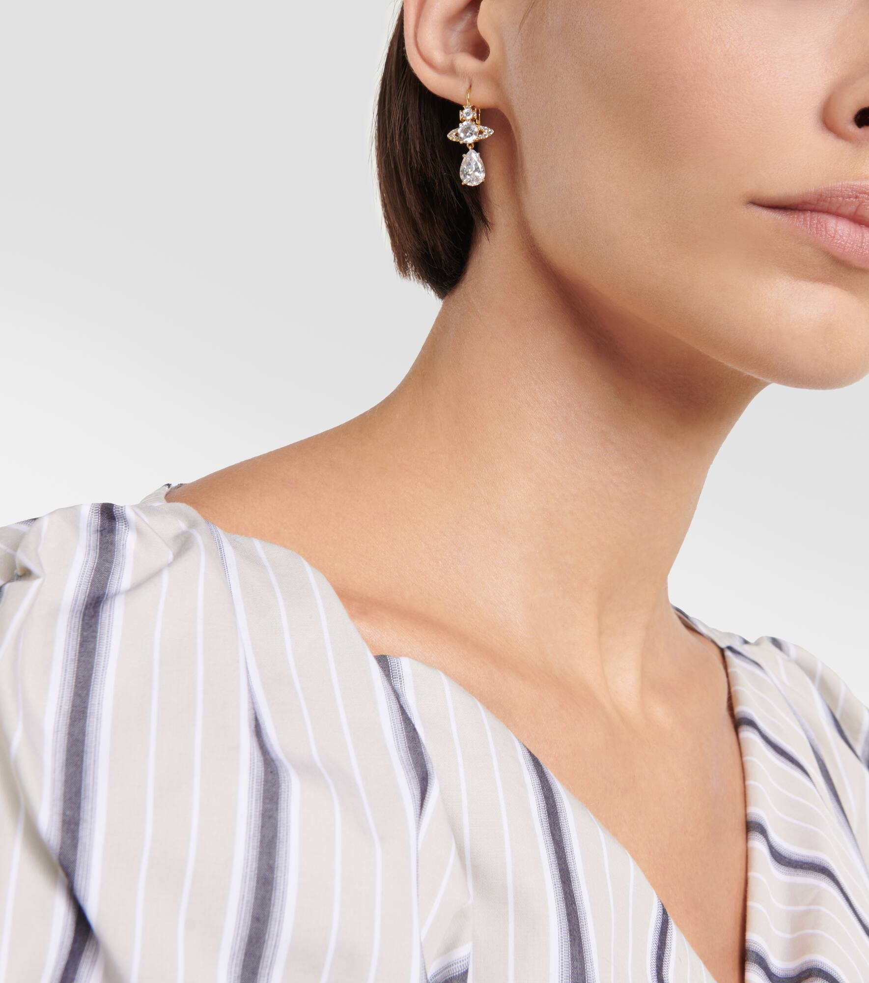 Orb embellished earrings - 3
