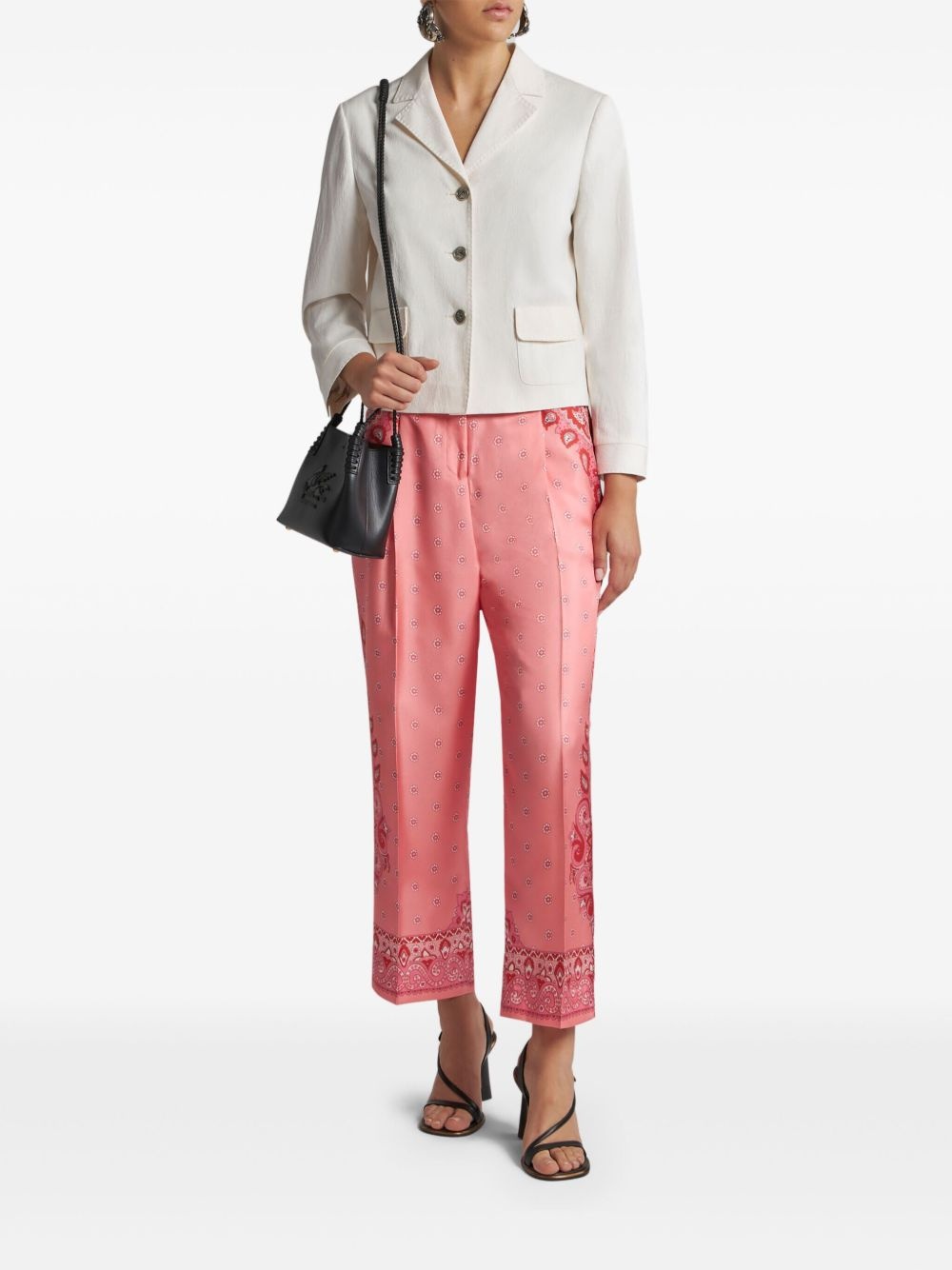 jacquard-pattern jacket - 2