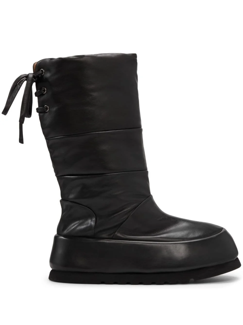 lace up leather boots - 1