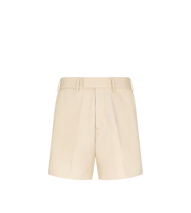 BRUSHED COTTON DRILL TAILORED SHORTS 1