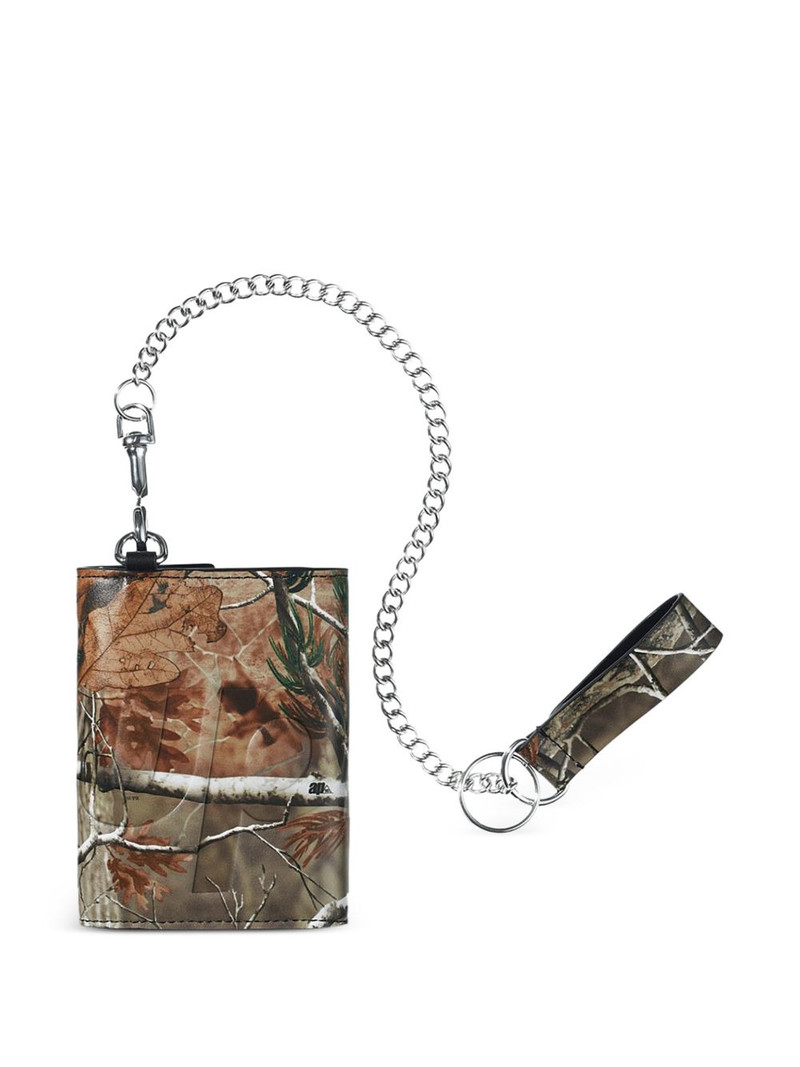 Supreme leather chain wallet outlook