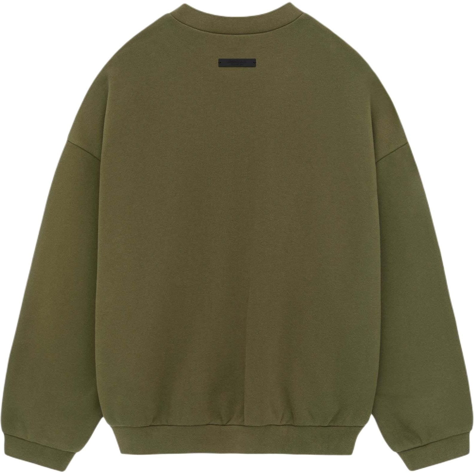 Fear of God Essentials Fleece Crewneck 'Military' 192BT246265F - 2
