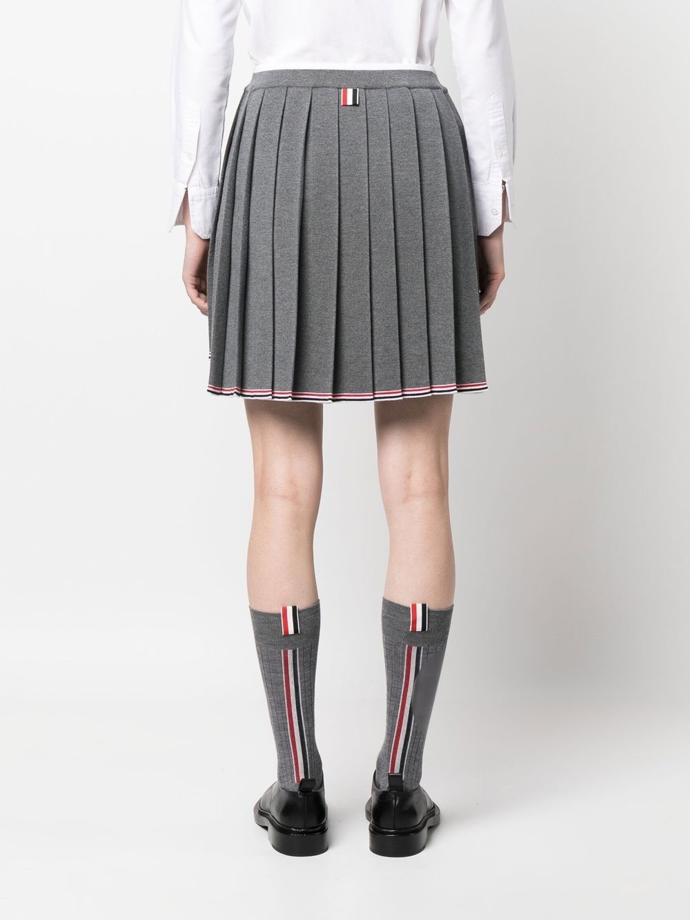 high-low hem pleated skirt - 4