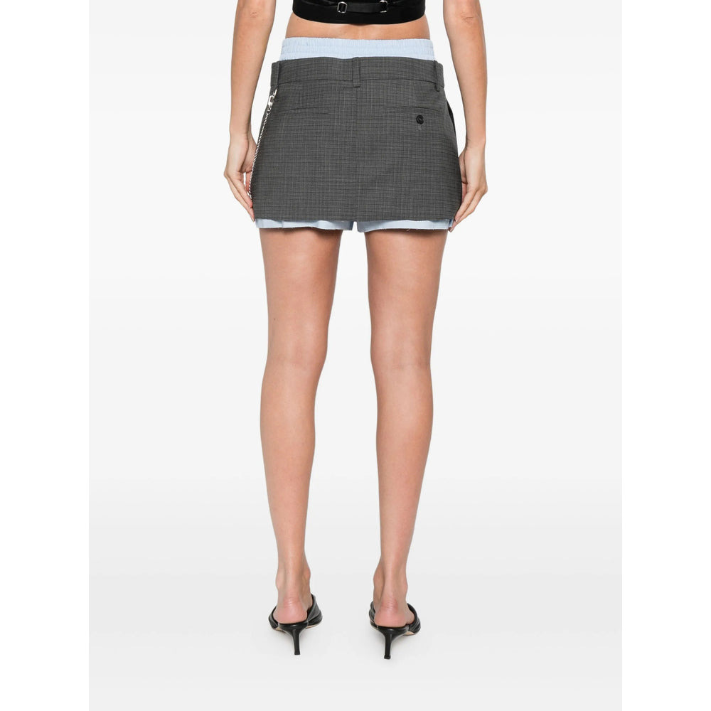 Alexander Wang Grey Shorts - Short Shorts Women - 5