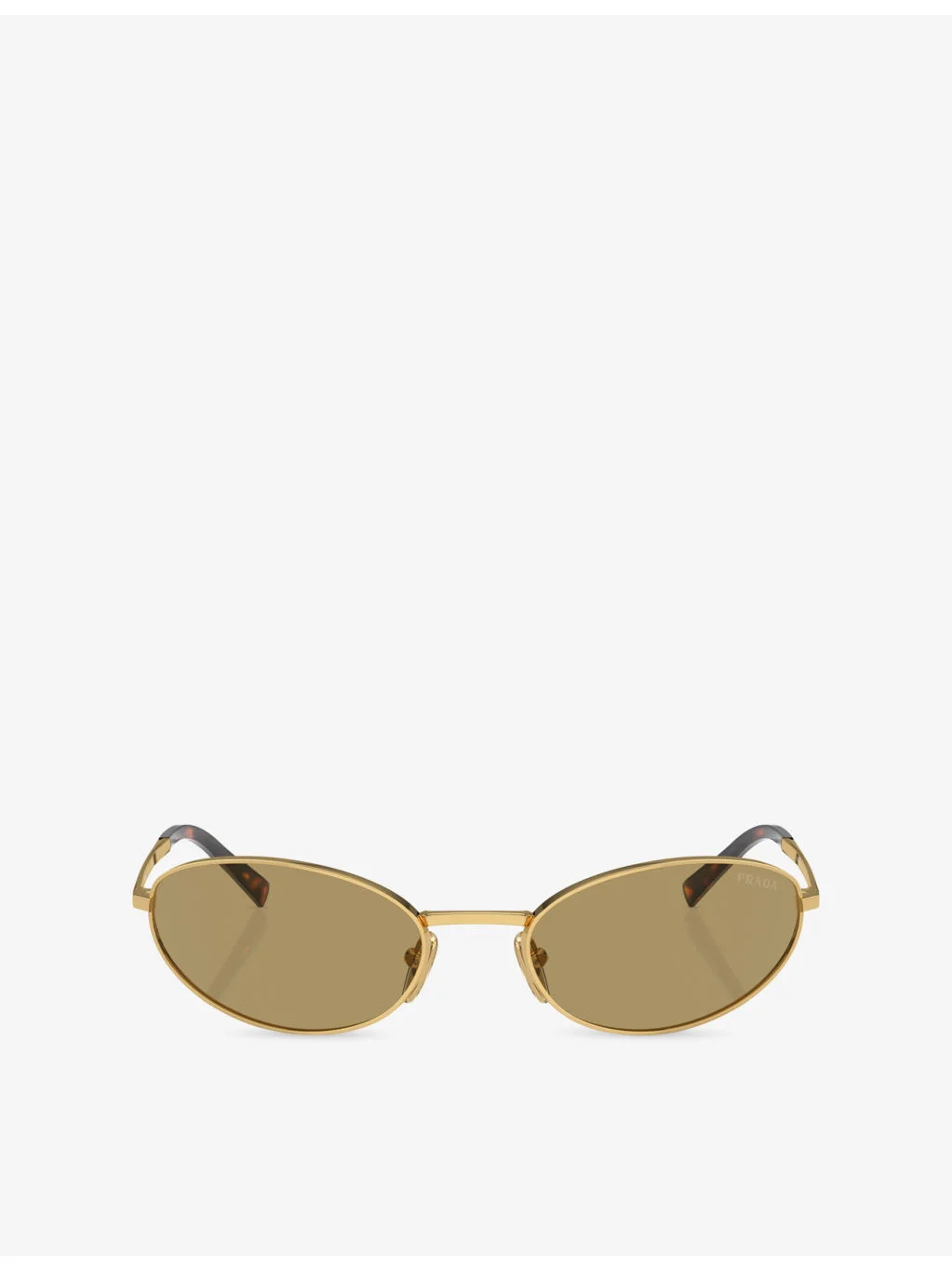 PR A59S Oval-Frame Metal Sunglasses - 1