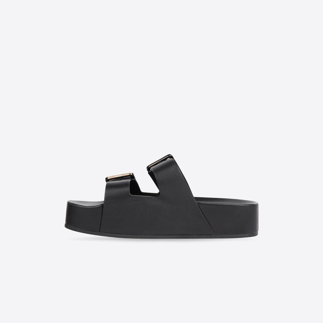 Men's Mallorca Platform Sandal in Black/white - 4