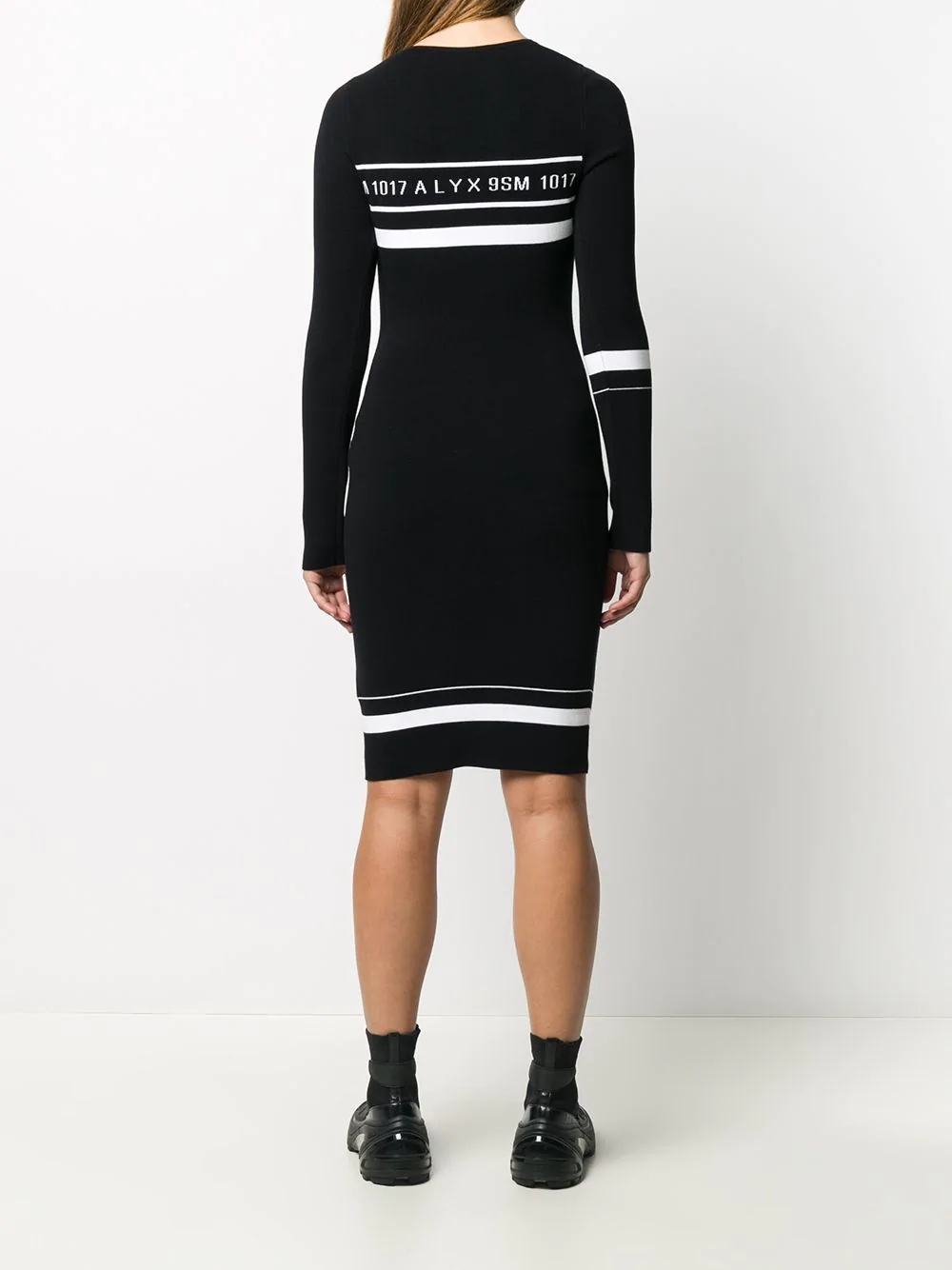 fitted logo dress - 4