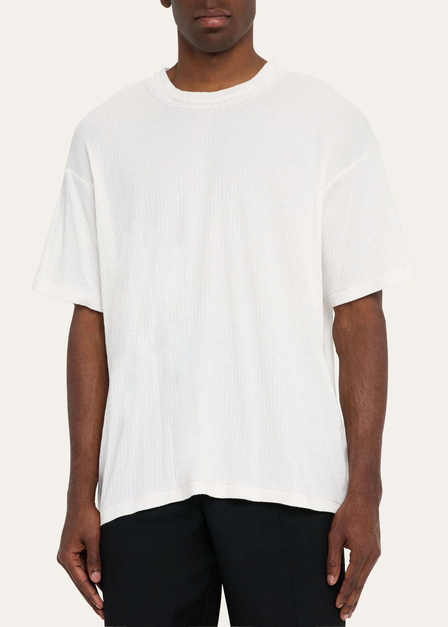 Men's Ribbed Bead-Trim Salt Marsh T-Shirt - 4
