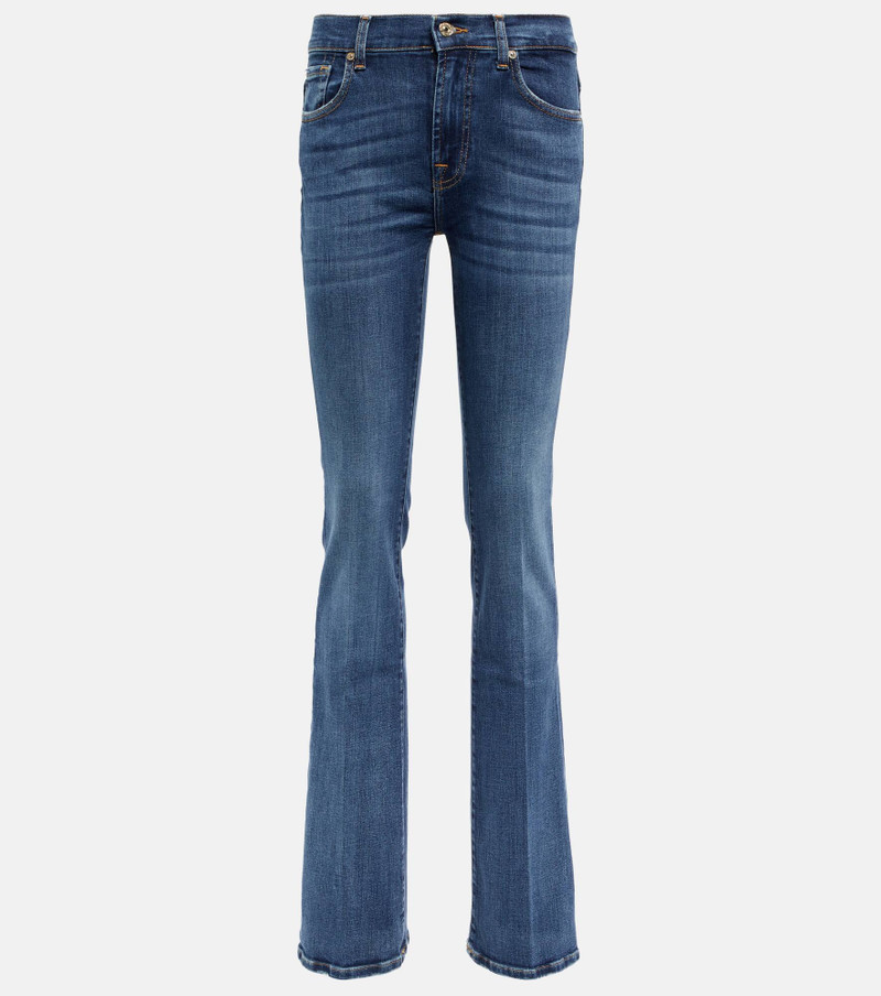 Mid-rise bootcut jeans 1
