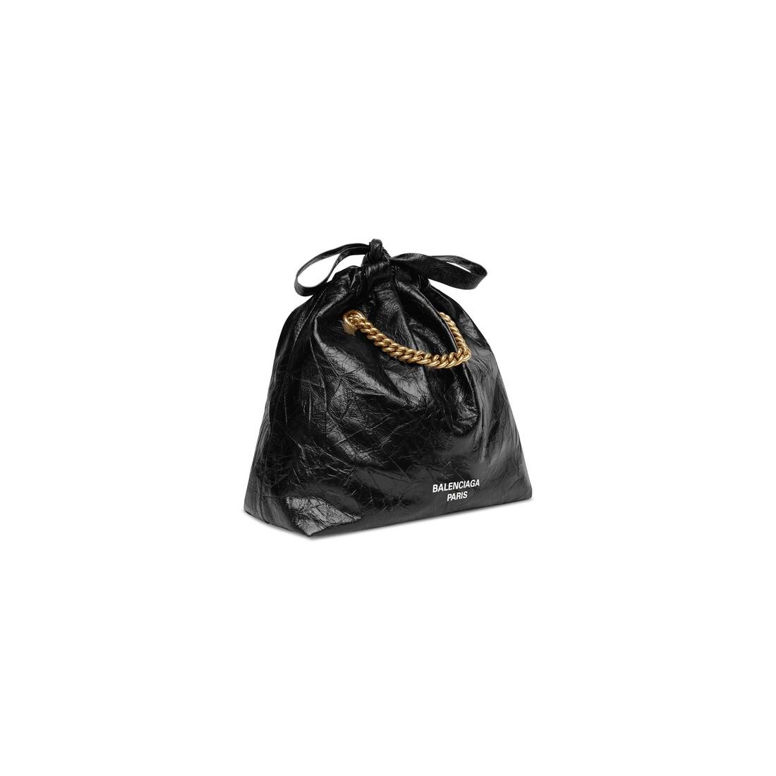 Women's Crush Small Tote Bag in Black - 4