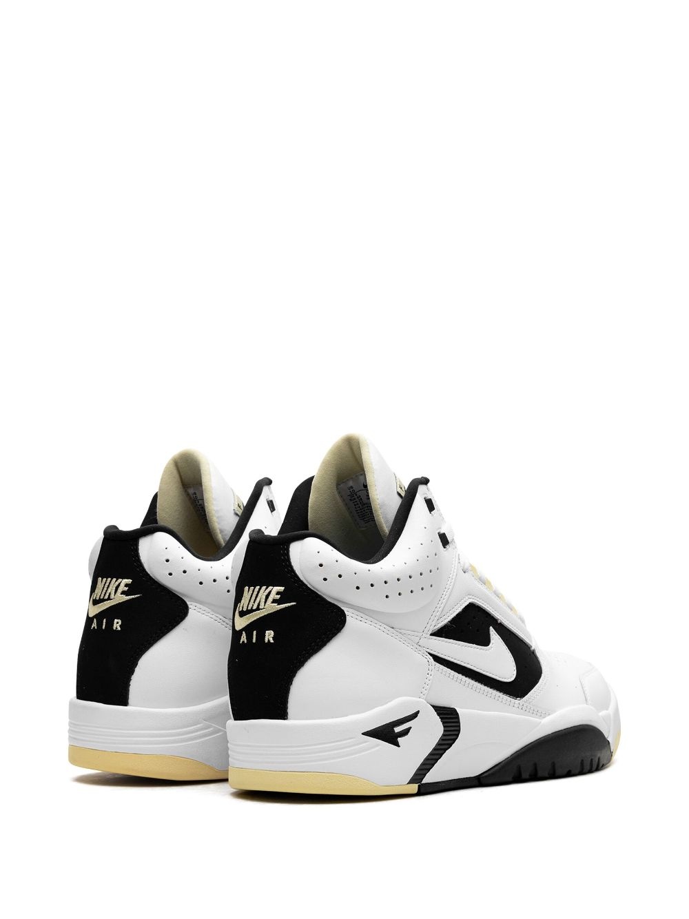 Air Flight Lite Mid "White/Lemon/Black/White" sneakers - 3