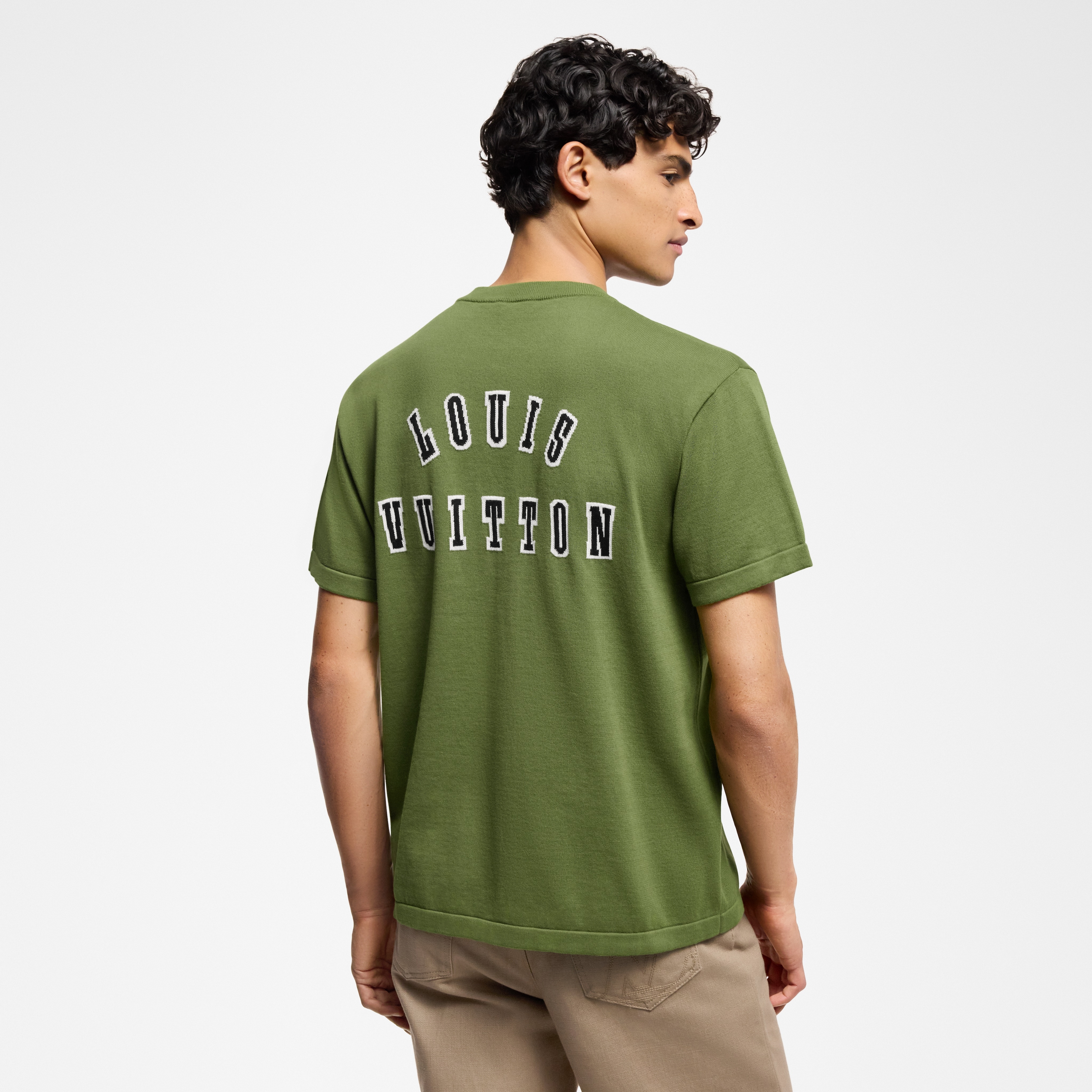 Short-Sleeved Cotton Crewneck - 6
