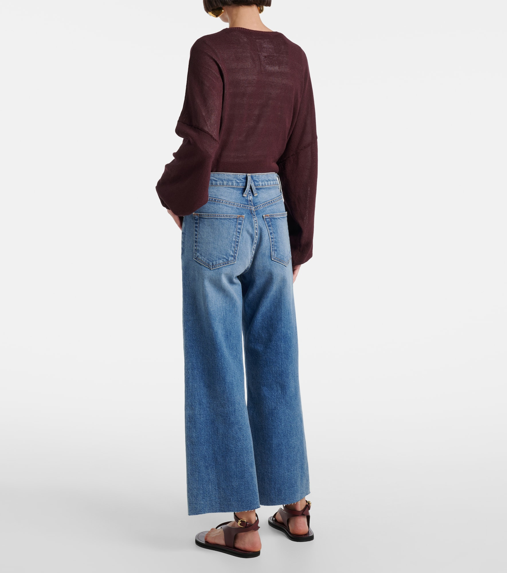 Grace high-rise wide-leg jeans - 3