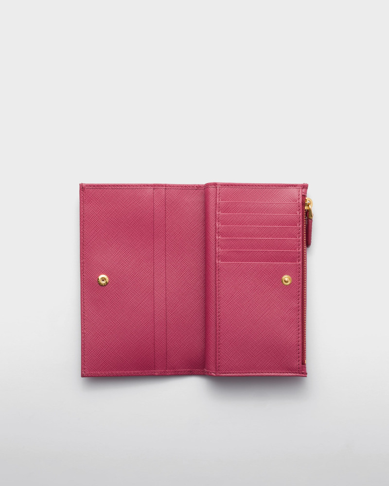 Prada Large Saffiano leather wallet outlook