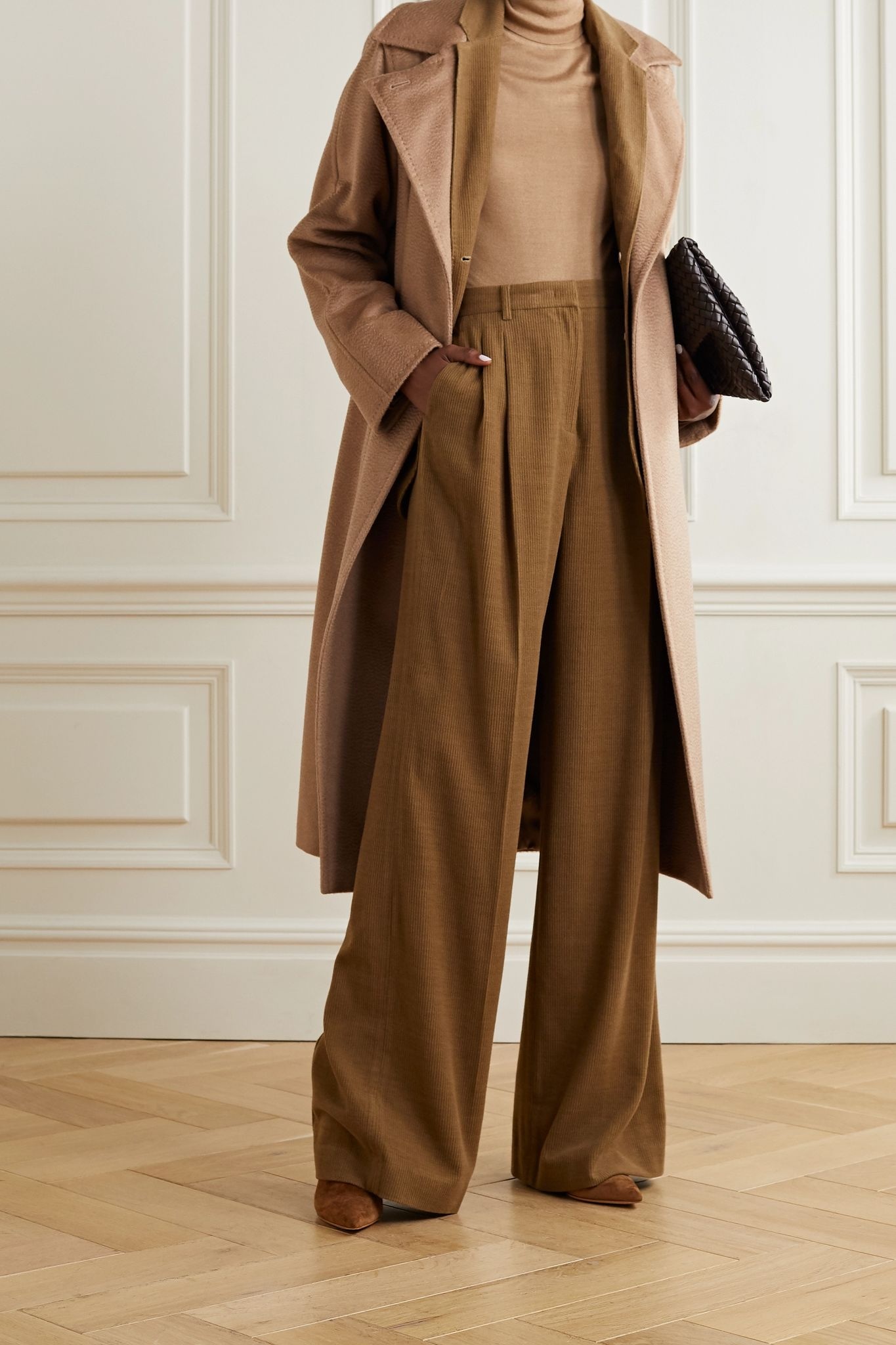 Manuela Icon belted camel hair coat - 2