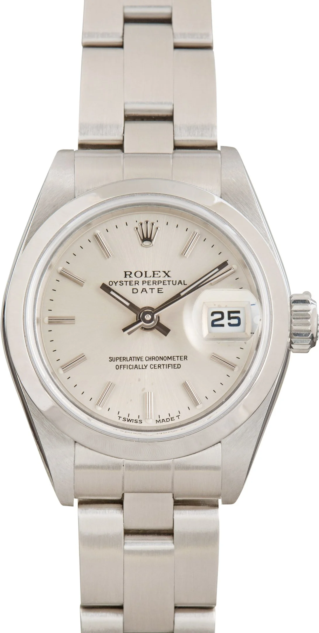 Lady Rolex Date Steel 69160 Silver Dial - 1