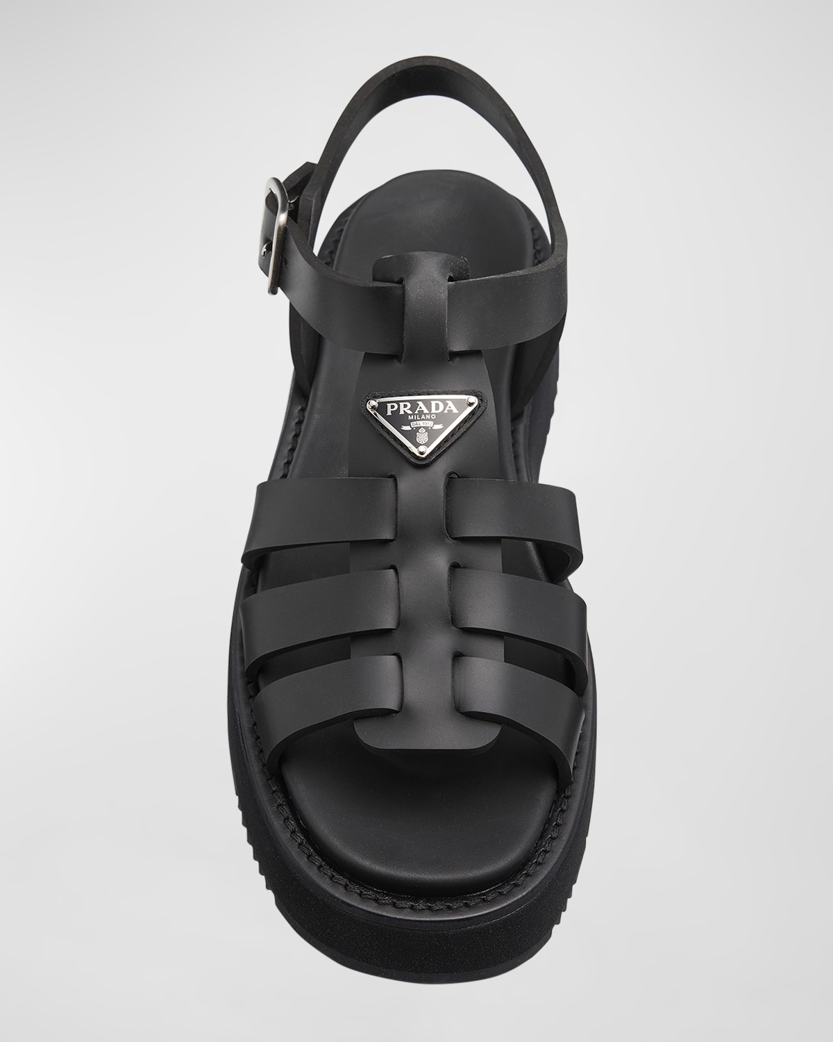 Vinyl Flatform Fisherman Sandals - 5