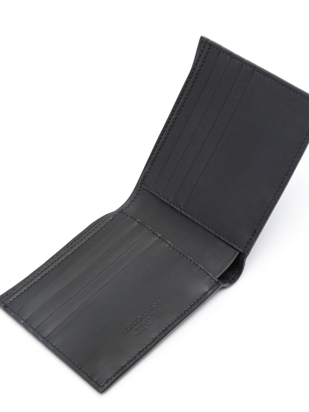 wavy-embossed bi-fold wallet - 3